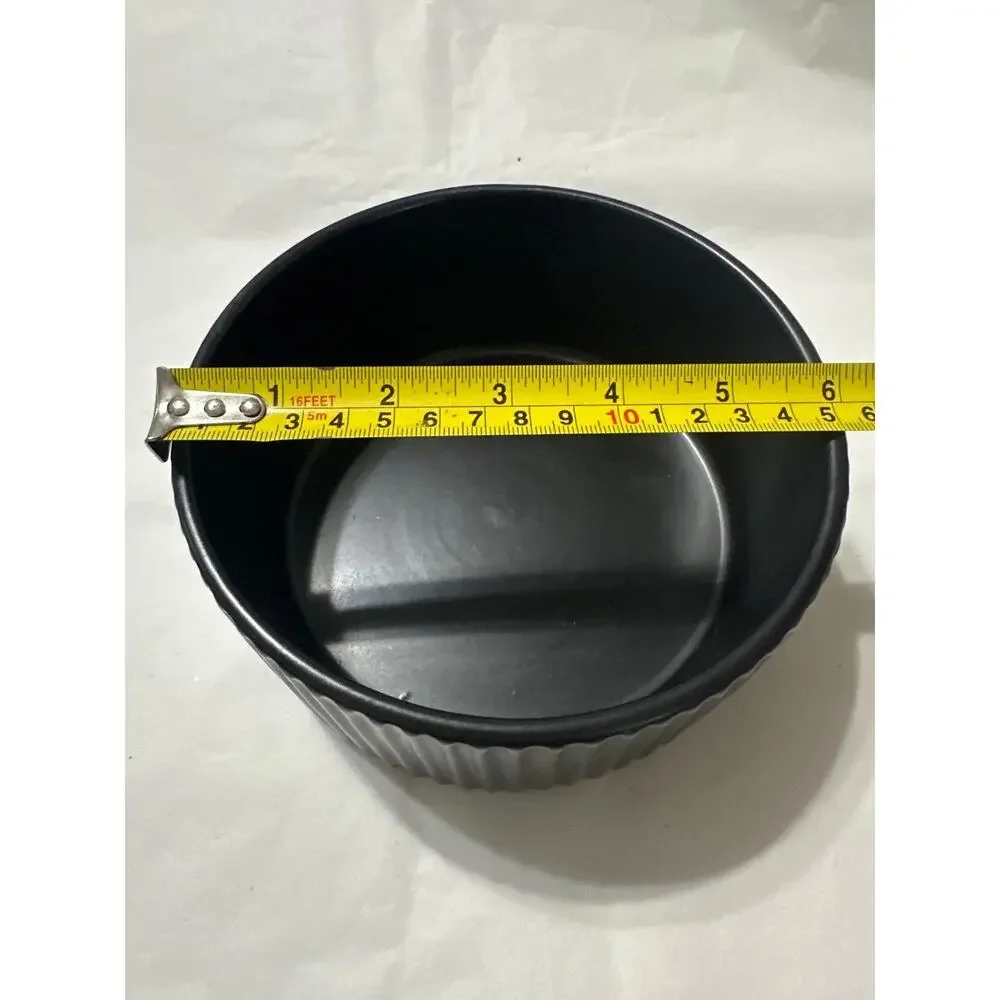 Christian Siriano New York Stoneware replacement bowl 6” x2.75” Matt black